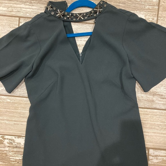 NWT Ann Taylor Blouse with jeweled collar - Picture 10 of 12